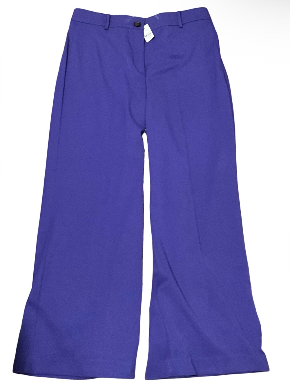 NWT Ann Taylor Women’s Size 14 Purple Wide Leg Dress Pants Trousers